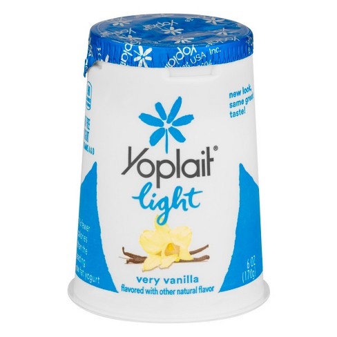 Yoplait Light Fat Free Very Vanilla Yogurt 6 Oz