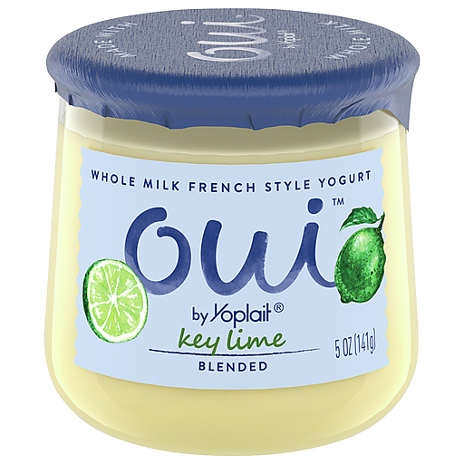 Oui Yogurt, Key Lime, French Style, Blended 5 Oz