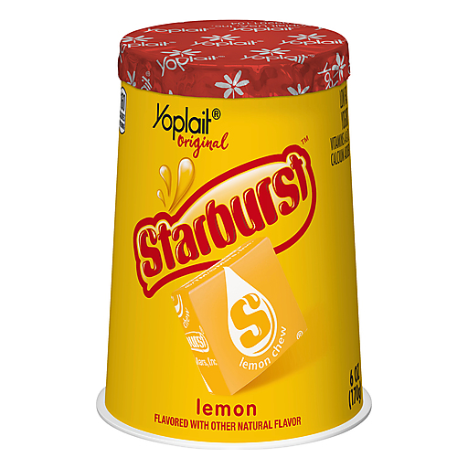 Yoplait Starburst Low Fat Original Lemon Yogurt 6 Oz