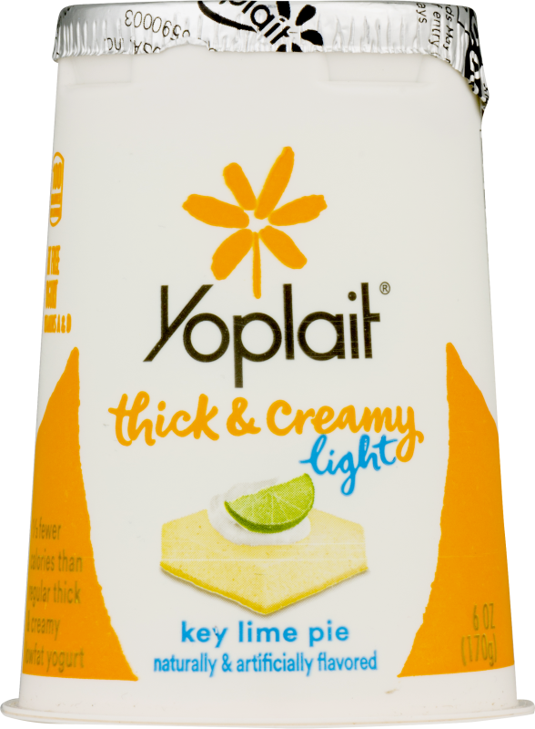 Yoplait Light Thick & Creamy Fat Free Yogurt Key Lime Pie