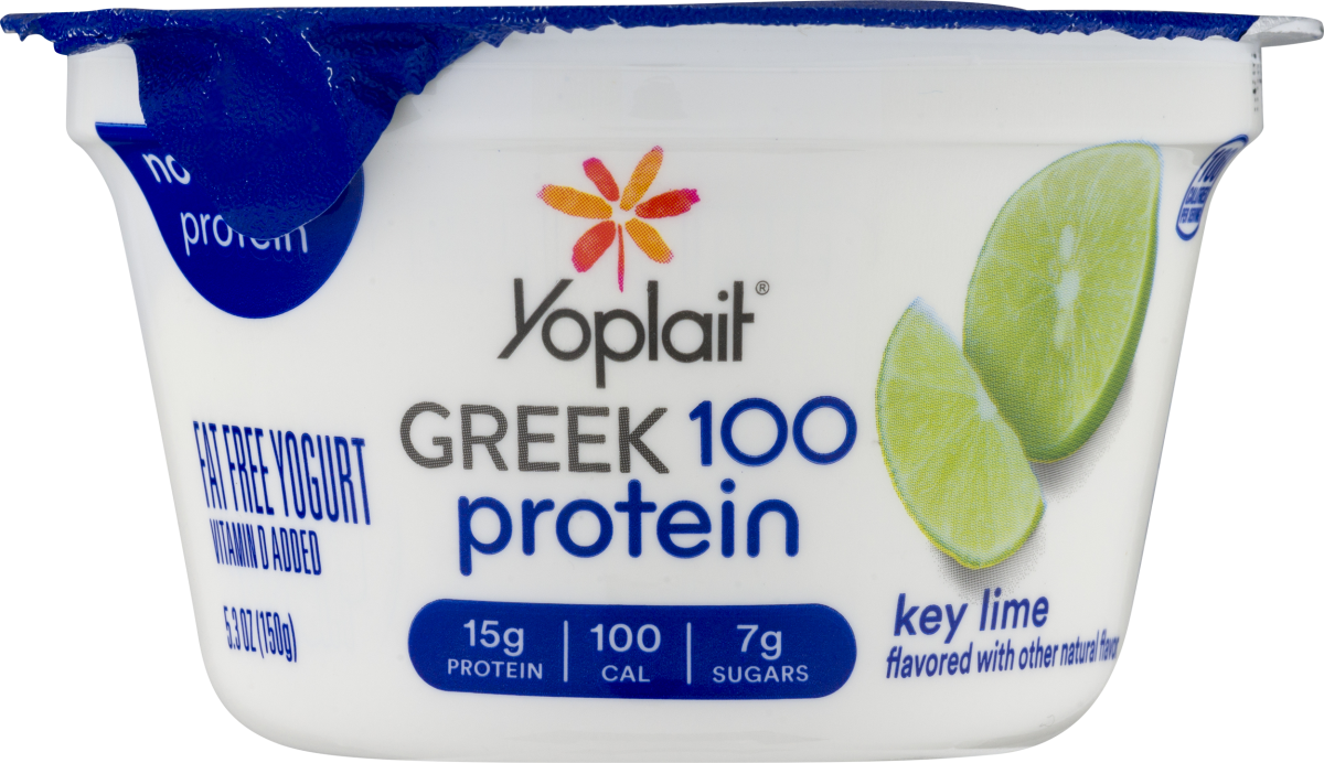 Yoplait Greek 100 Calories Yogurt, Fat Free, Key Lime