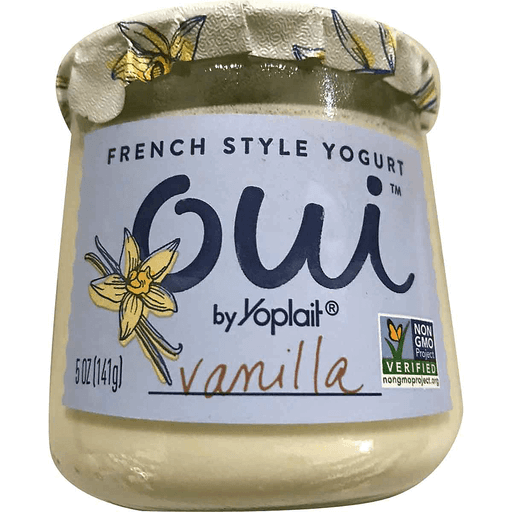 Oui By Yoplait Vanilla Flavored French Style Yogurt - 5oz