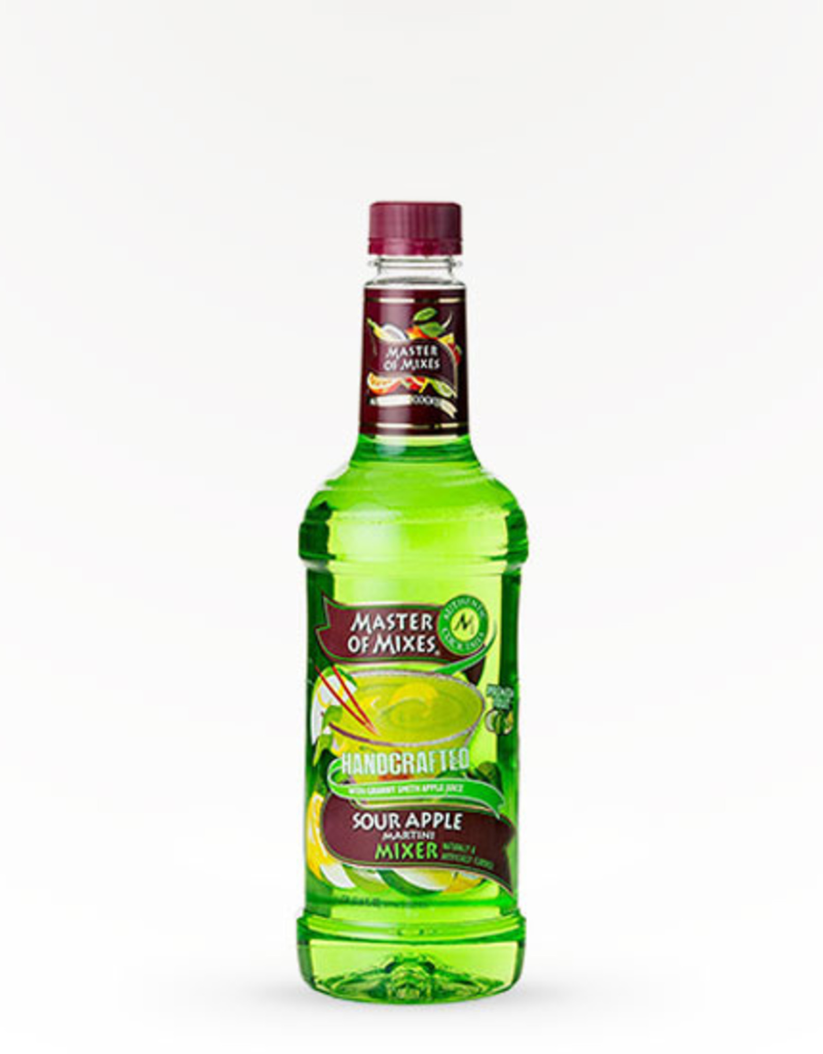 Master of Mixes Cocktail Mixer, Sour Apple, Handcrafted 33.8 Fl Oz