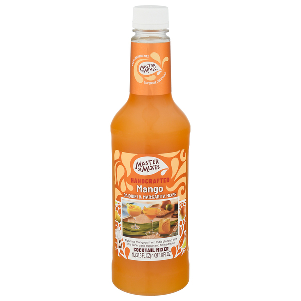 Master of Mixes Handcrafted Mango Daiquiri & Margarita Cocktail Mixer, 33.8 Fl Oz