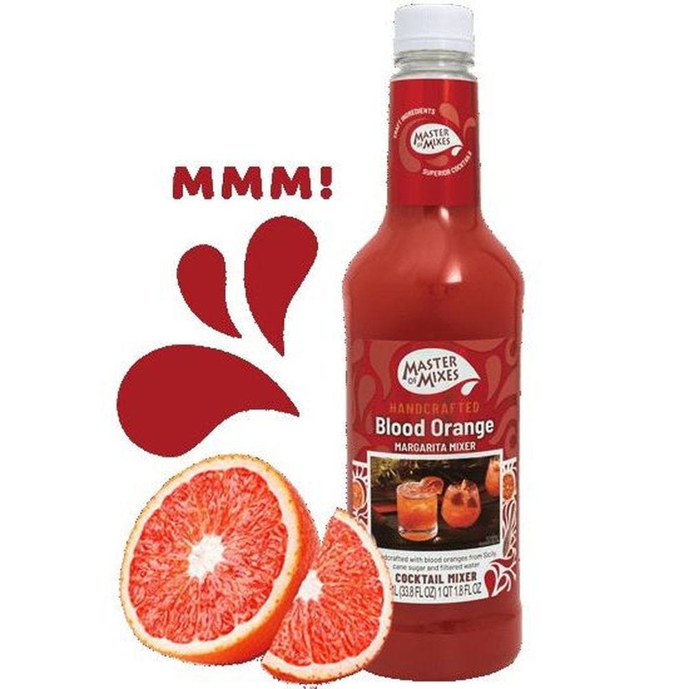 Master Of Mixes Handcrafted Blood Orange Margarita Cocktail Mix