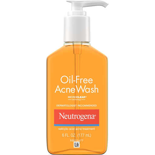 Neutrogena Oil Free Salicylic Acid Acne Fighting Face Wash - 6 Fl Oz