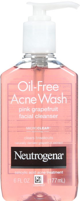 Neutrogena Oil-Free Acne Wash Pink Grapefruit Facial Cleanser