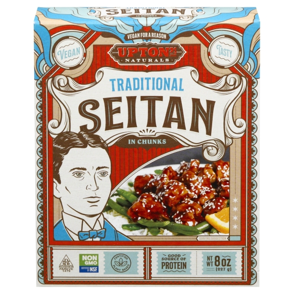 Upton's Naturals Traditional In Chunks Seitan 8 Oz