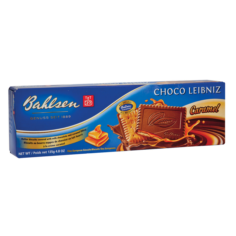 Bahlsen Leibniz Chocolate Caramel Biscuit, 4.8 Oz