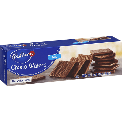 Bahlsen Choco Wafers Milk Chocolate Cookies -1 Box