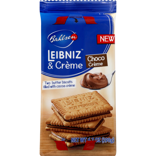 Bahlsen Leibniz & Cream Chocolate 6.7 Oz Pouch 10ct Case
