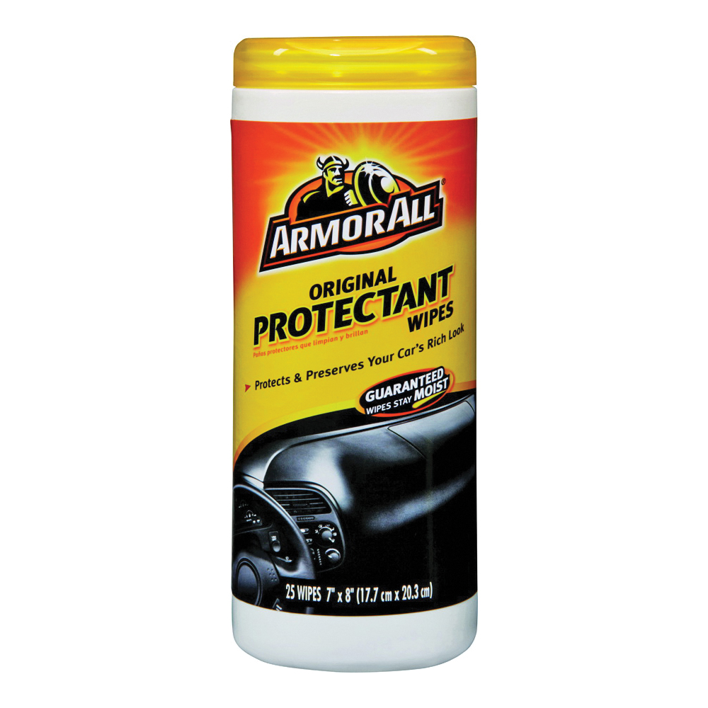 Armor All 10861-3 Original Protectant Wipes, 25 Wipes