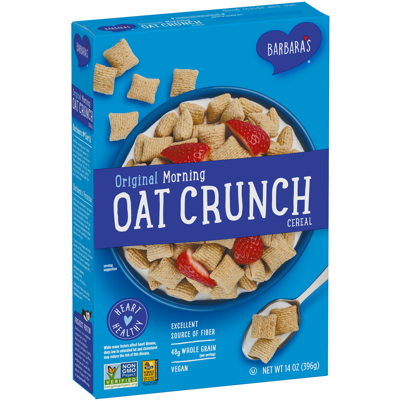 Barbara's Bakery Original Morning Oat Crunch Cereal - Case Of 12/14 Oz