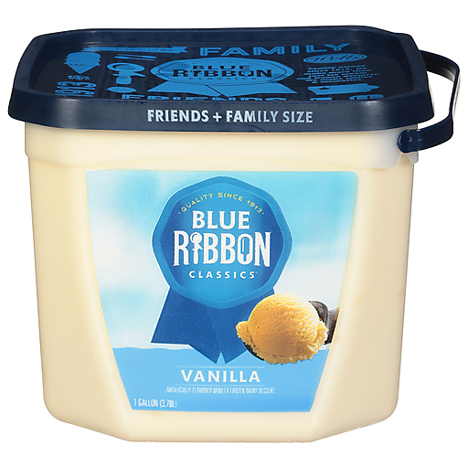 Blue Ribbon Classics Frozen Dairy Dessert, Fudge Twirl, Friends + Family Size 1 Gal