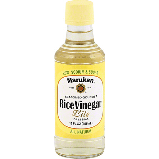 Marukan Lite Seasoned Gourmet Rice Vinegar Dressing, 12 Ounce -- 6 Per Case