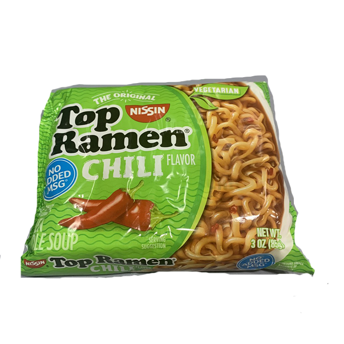 Nissin Top Ramen Noodle Soup Chili Flavor