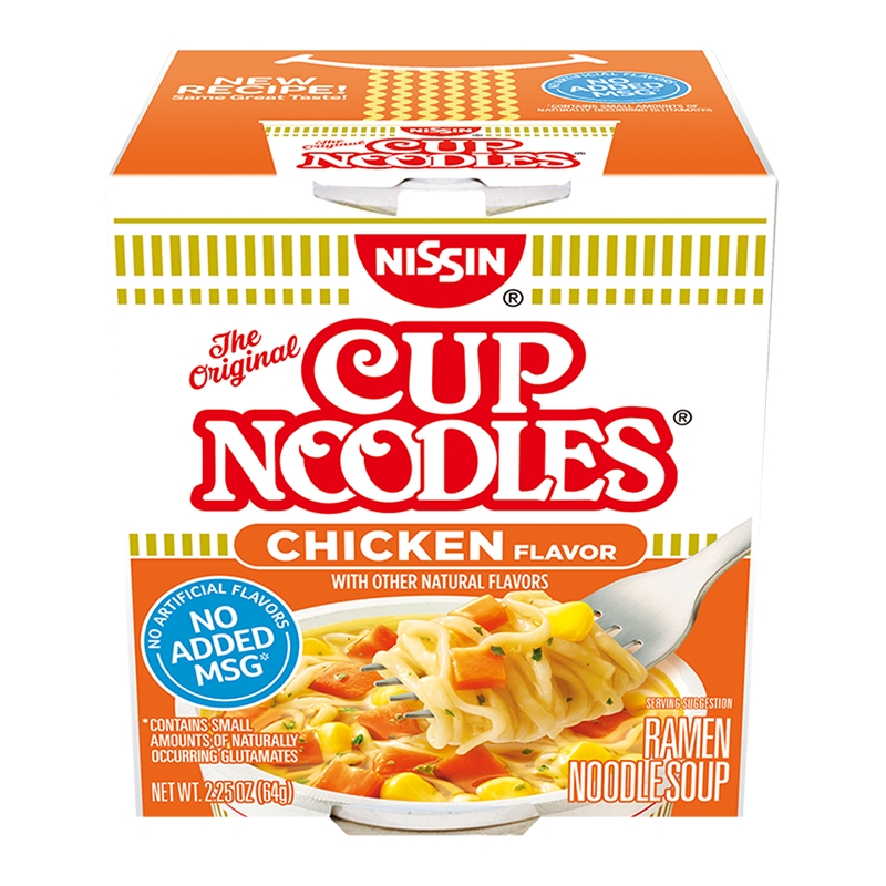 Nissin The Original Cup Noodles Chicken Flavor Ramen Noodle Soup, 2.25 Oz