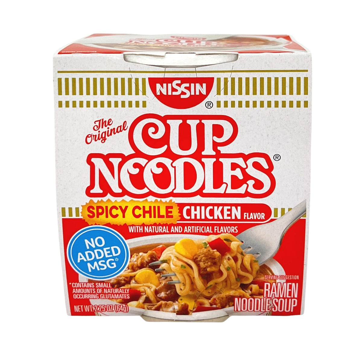 Nissin Cup Noodles Spicy Chili Chicken Flavor Ramen Noodle Soup