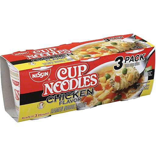 Nissin Cup Noodles Chicken Flavor Ramen Noodle Soup