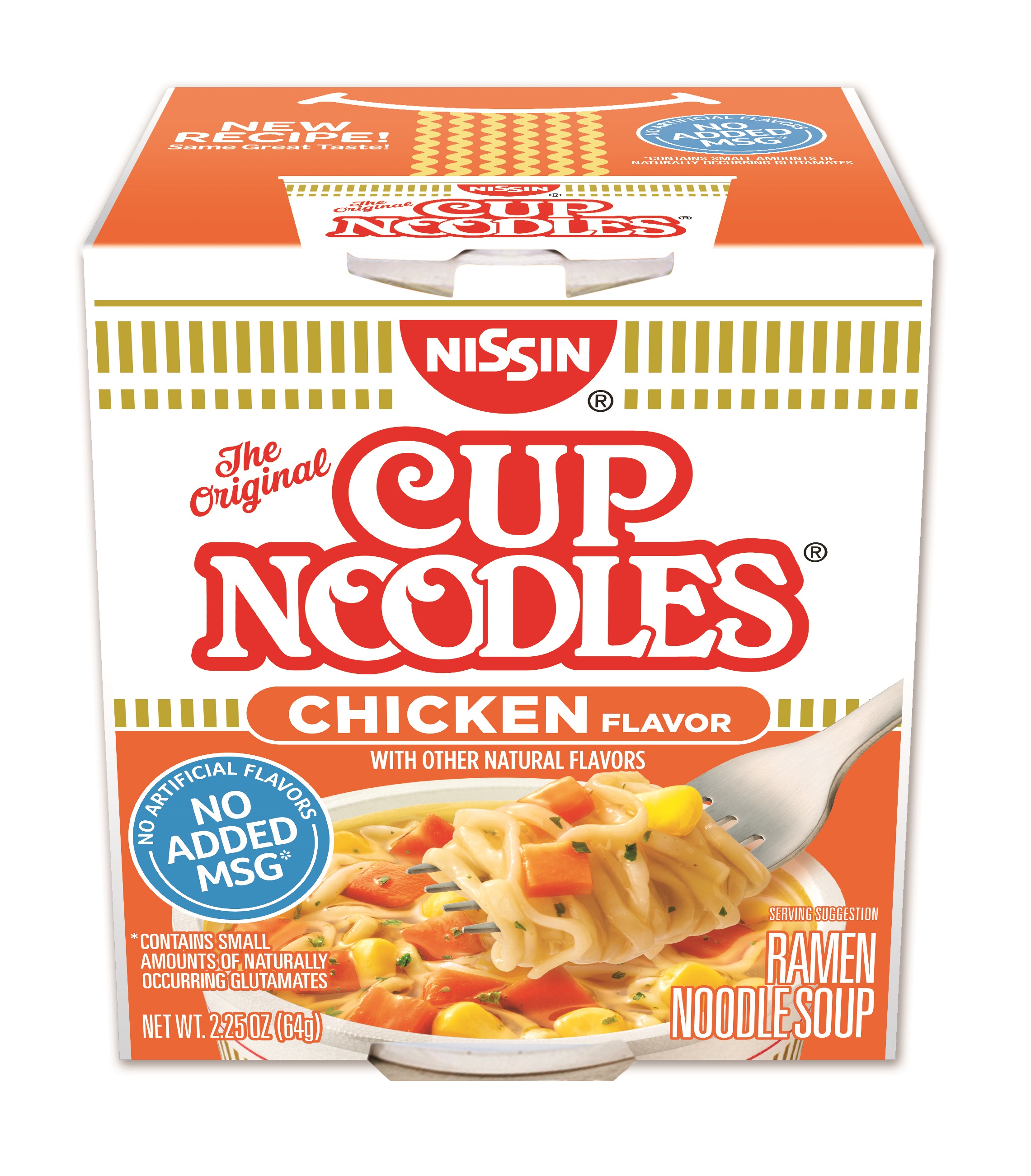 Nissin Cup Noodles 6 Pack Chicken Flavor Ramen Noodle Soup 6 2.25 Oz Cups