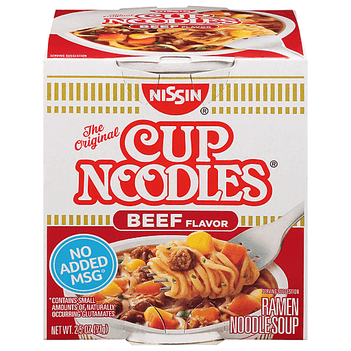 Nissin Beef Noodles Cup