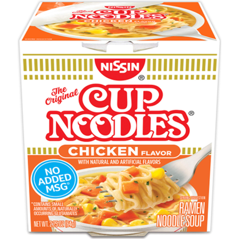 Nissin Cup Noodles Chicken Flavor Soup 2.5 Oz