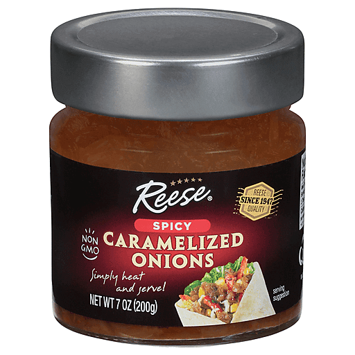 Reese Caramelized Onions, Spicy 7 Oz