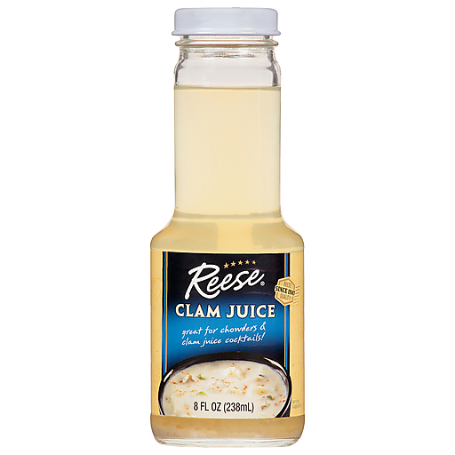 Reese Clam Juice Bottle - Case Of 6 - 8 Fl Oz