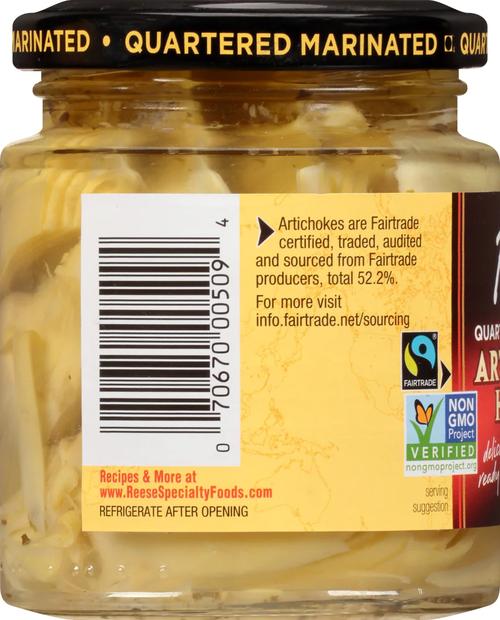 Reese Quartered Marinated Artichoke Hearts