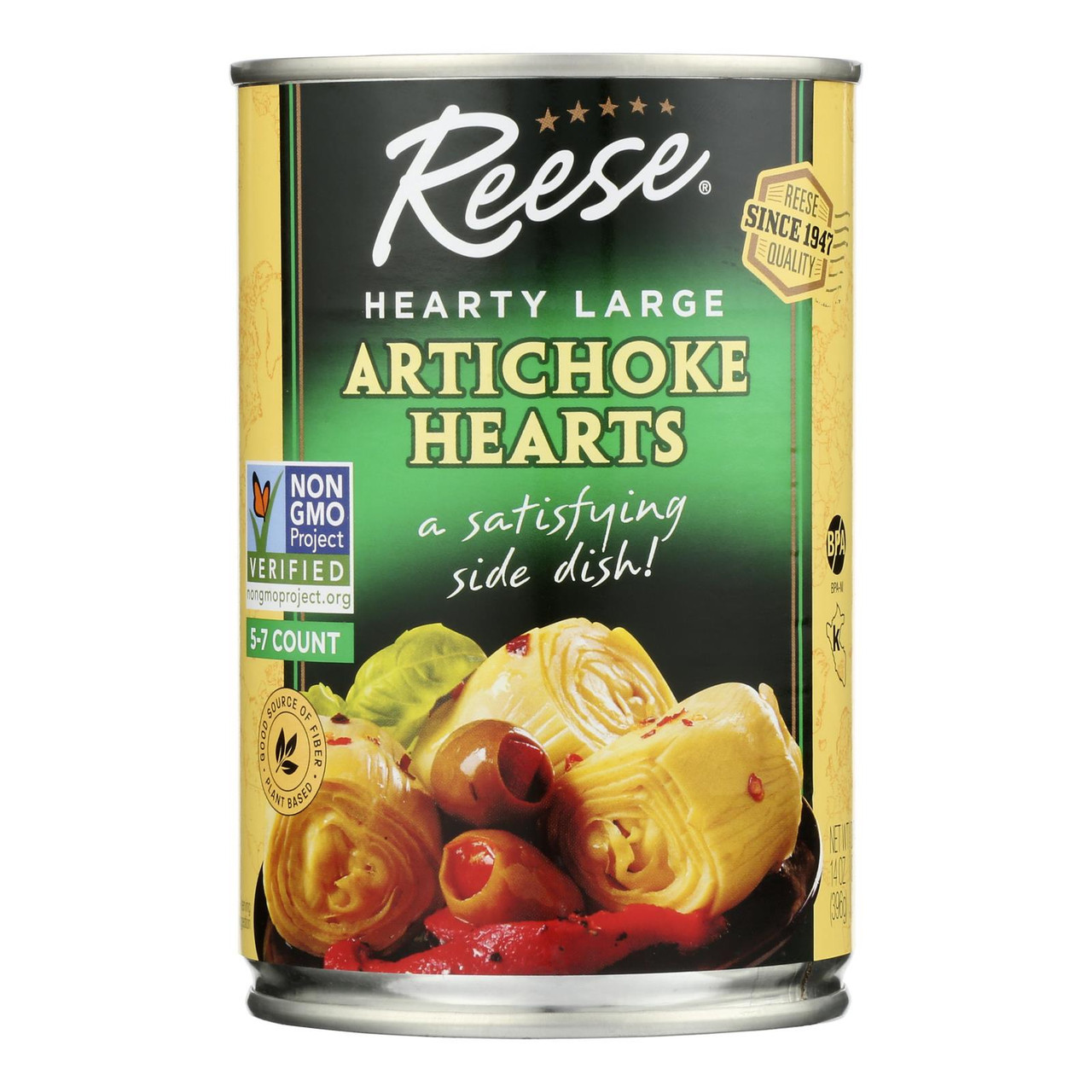 Reese Artichoke Hearts - Hearty Large - Case Of 12 - 14 Oz