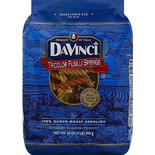 Da Vinci Fusilli Springs, Tricolor 16 Oz