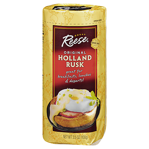 Reese Toast, Holland Rusk - Imported - Original 3.50 Oz