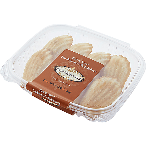 Donsuemor Traditional Madeleines 4.8 Oz Clamshell