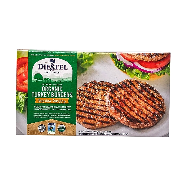 Diestel Organic Turkey Burgers