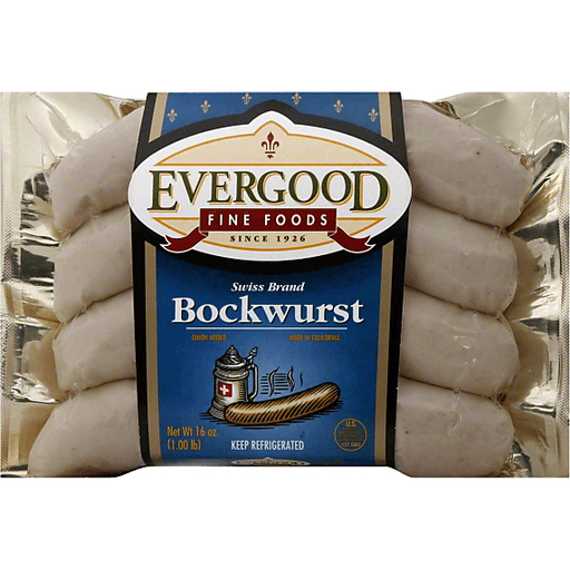 EverGood Bockwurst, Swiss Brand