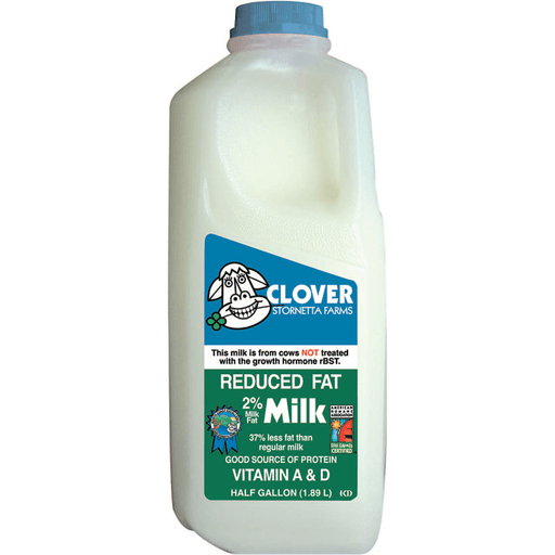 Clover Milk, Reduced Fat, 2% Milk Fat