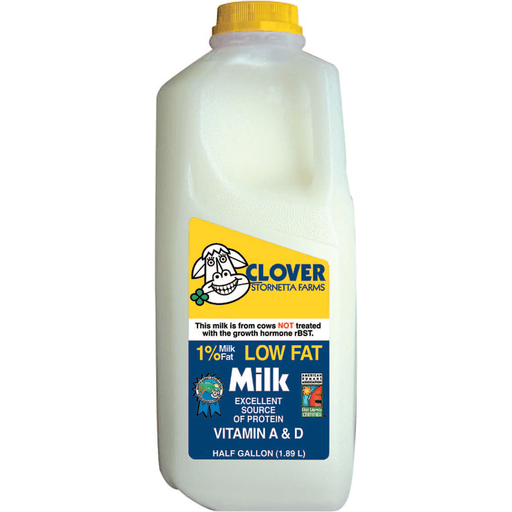 Clover Milk, Low Fat 1% Milk Fat