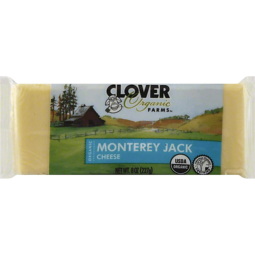 Clover Organic Farms Cheese, Monterey Jack
