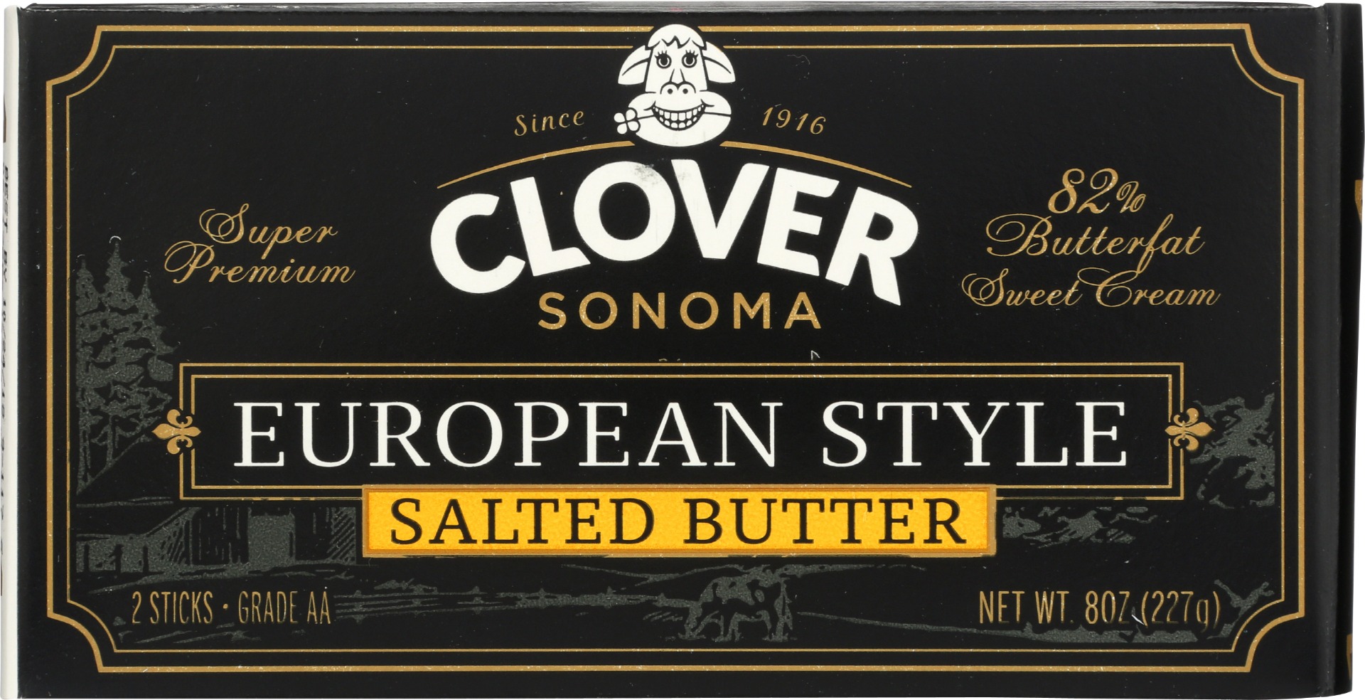 Clover Sonoma European Style Butter, Salted