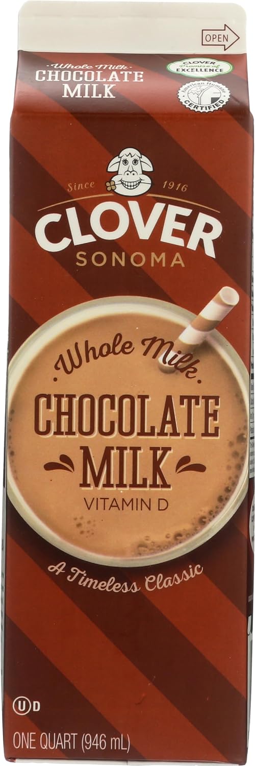 Clover Sonoma Whole Chocolate Milk, 32 Oz