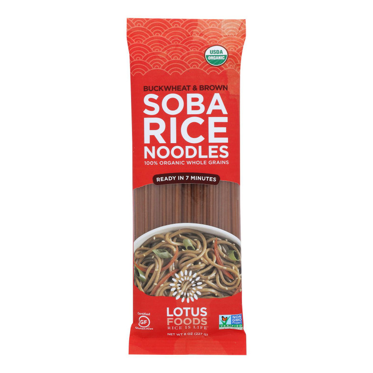 Lotus Foods Organic Buckwheat & Brown Soba Rice Noodles
