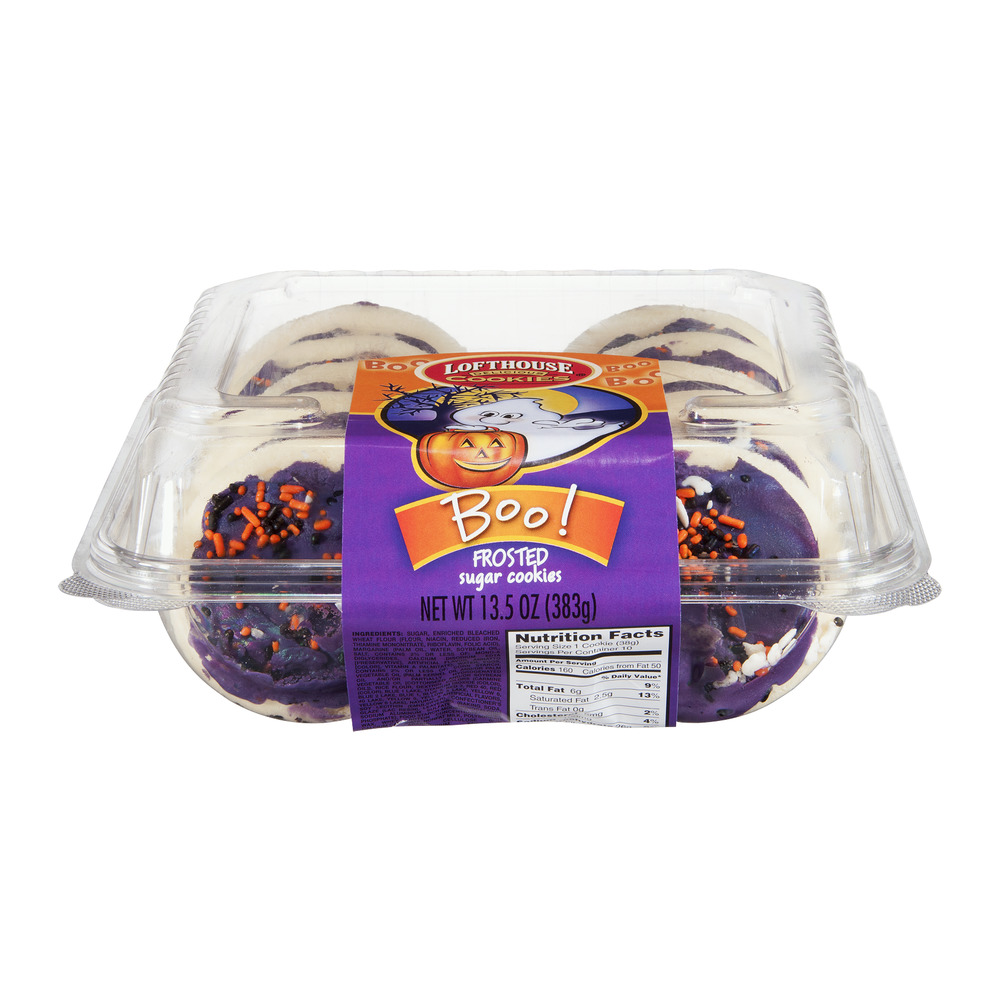 Lofthouse Boo! Frosted Sugar Cookies 13.50 Oz