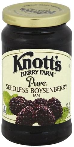 Knott's Berry Farm Pure Seedless Boysenberry Jam 16 Oz Jar