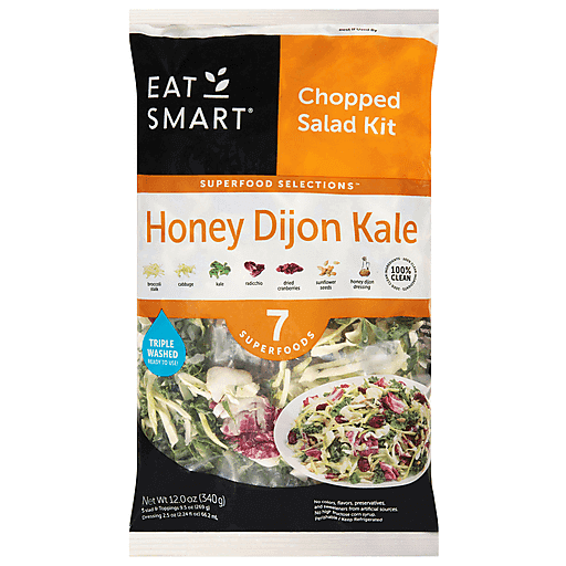 Eat Smart Superfood Selections Honey Dijon Kale Chopped Salad Kit