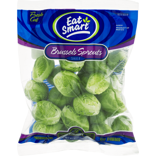 Eat Smart Brussels Sprouts, Washed & Prepped 12 Oz