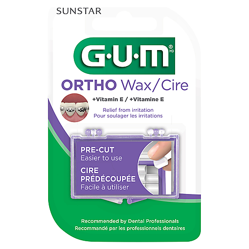 GUM Orthodontic Wax Unflavored Vitamin E