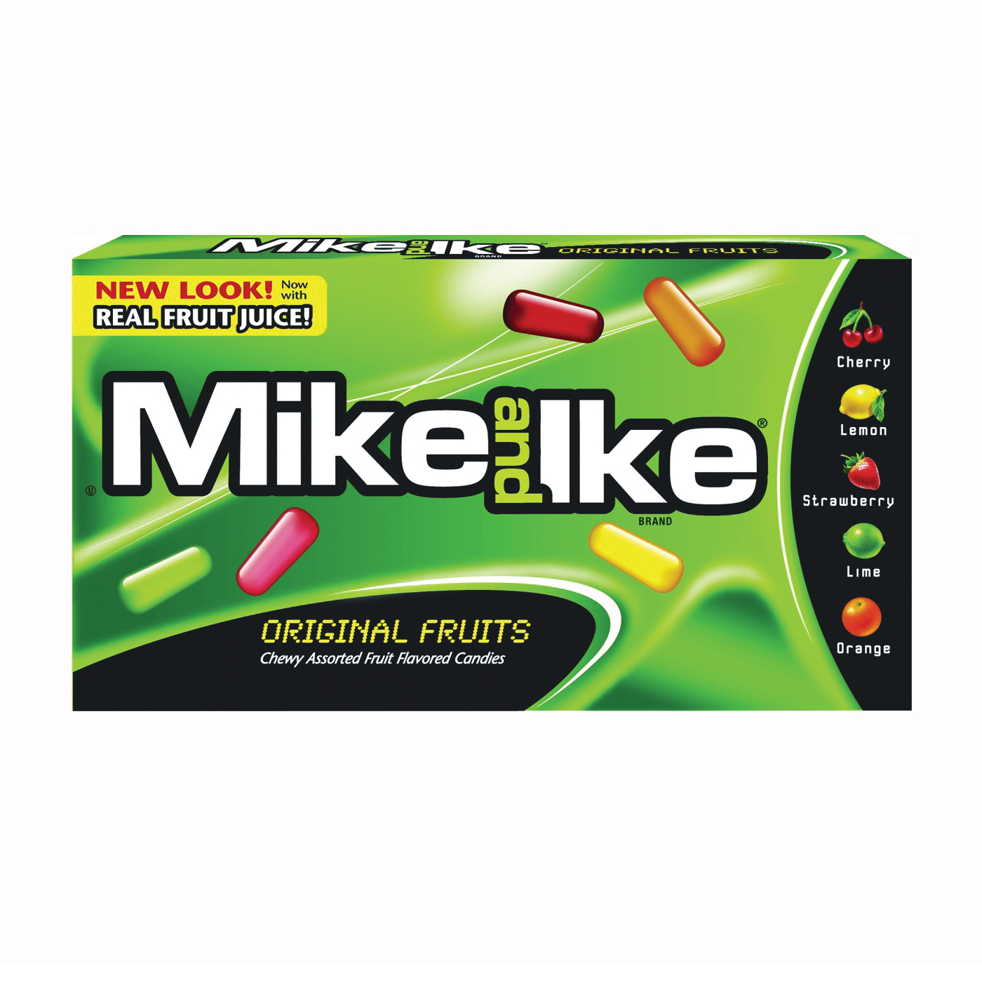 Mike and Ike Original Fruits Chewy Candy 5 Ounce Theater Box