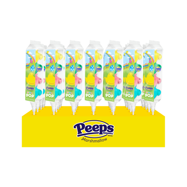 Peeps Rainbow Pop Marshmallow Chicks Candy 1.38 Oz