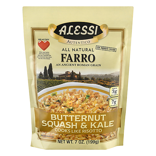 Alessi Farro Butternut Squash & Kale 7 Oz Pouch - 6ct Case