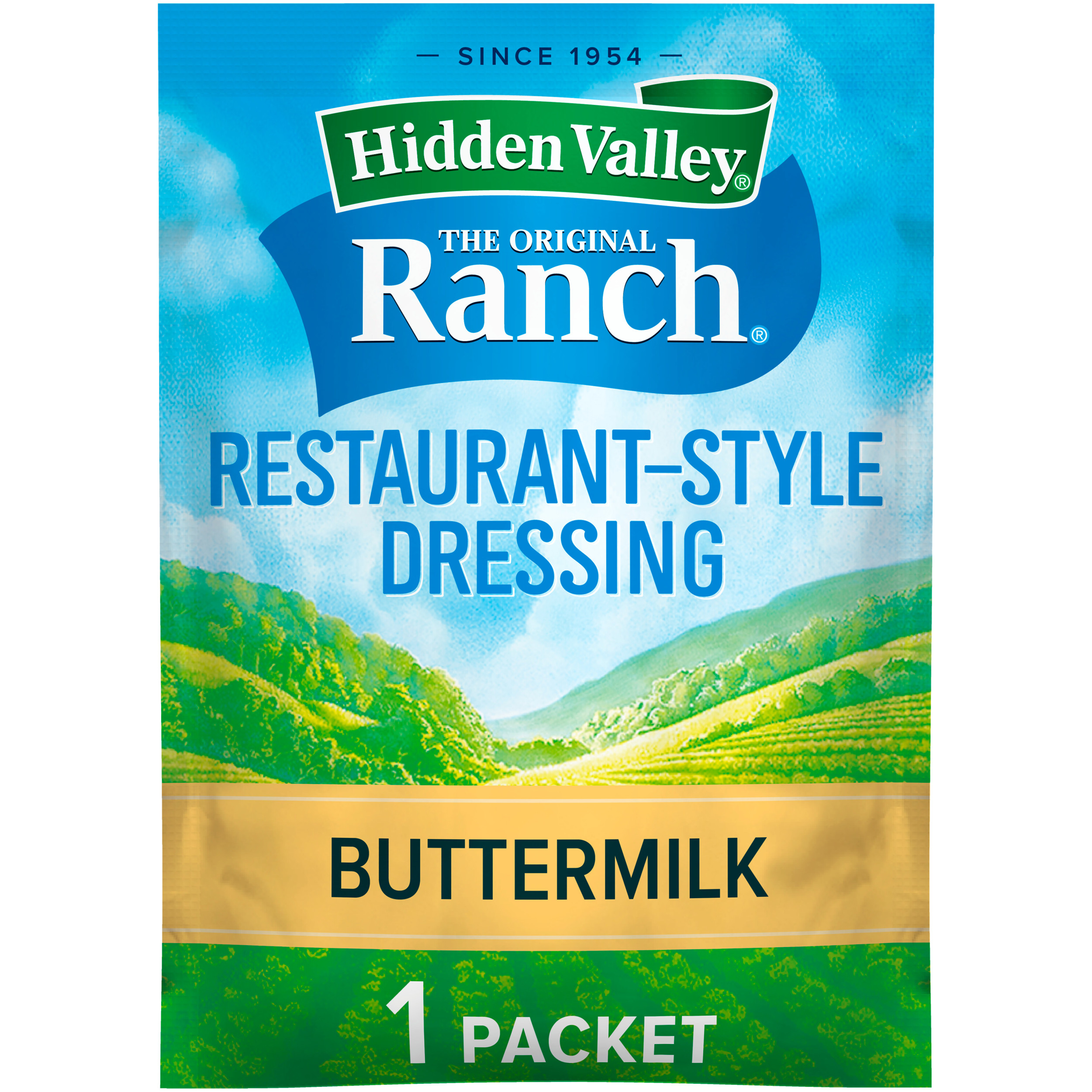 Hidden Valley Original Ranch Salad Dressing And Seasoning Mix, Buttermilk Recipe, 0.4 Ounce